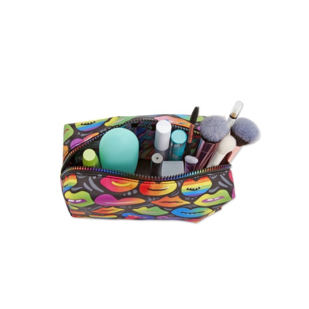 Jason Naylor makeup bagColorful Abstract Patterned Pouch